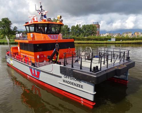 Maatwerk fender systeem voor project Offshore Waddenzee. 