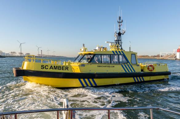 Fender system for Sima Charters - SC Amber windfarm support vessel.